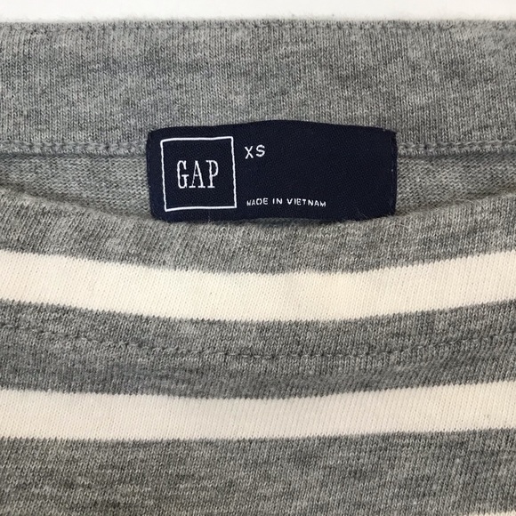 Gap Boat Neck Long Sleeve Striped Sweater B - Picture 4 of 5